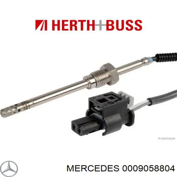 Czujnik temperatury spalin, przed filtrem cząstek stałych Mercedes 0009058804 cena, od 58,93 USD