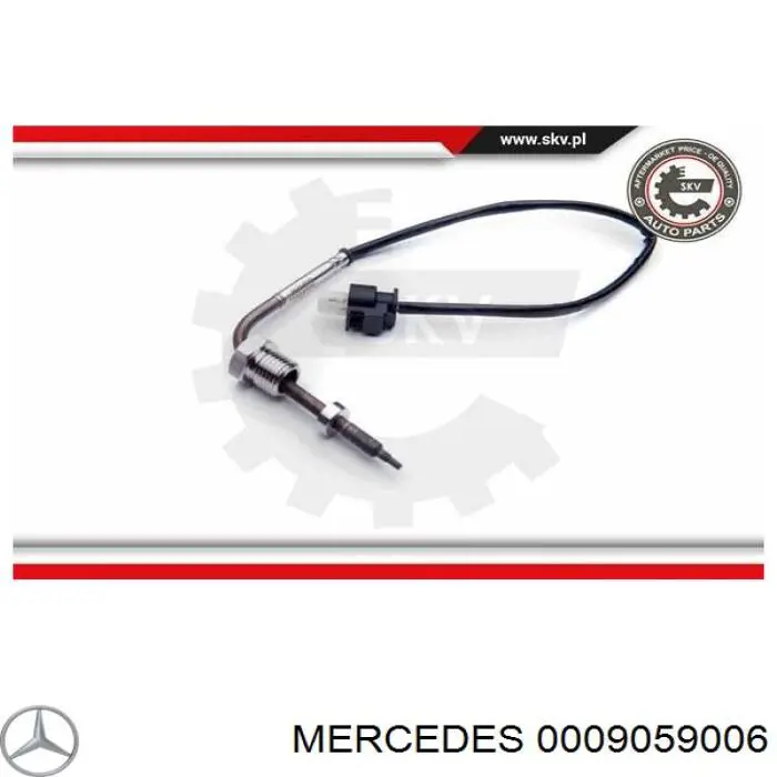 0009059006 Mercedes Czujnik temperatury spalin, przed turbiną