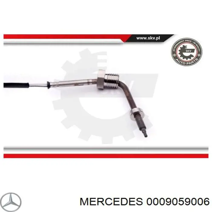 Czujnik temperatury spalin, przed turbiną Mercedes 0009059006 cena, od 61,27 USD