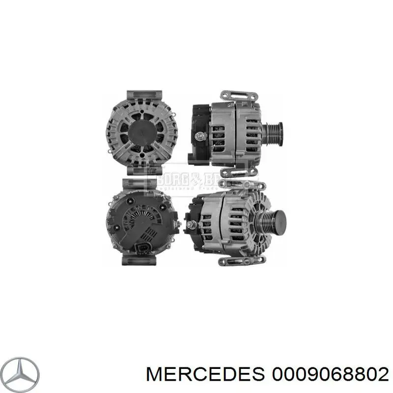Do koszyka 0009068802 Mercedes Alternator
