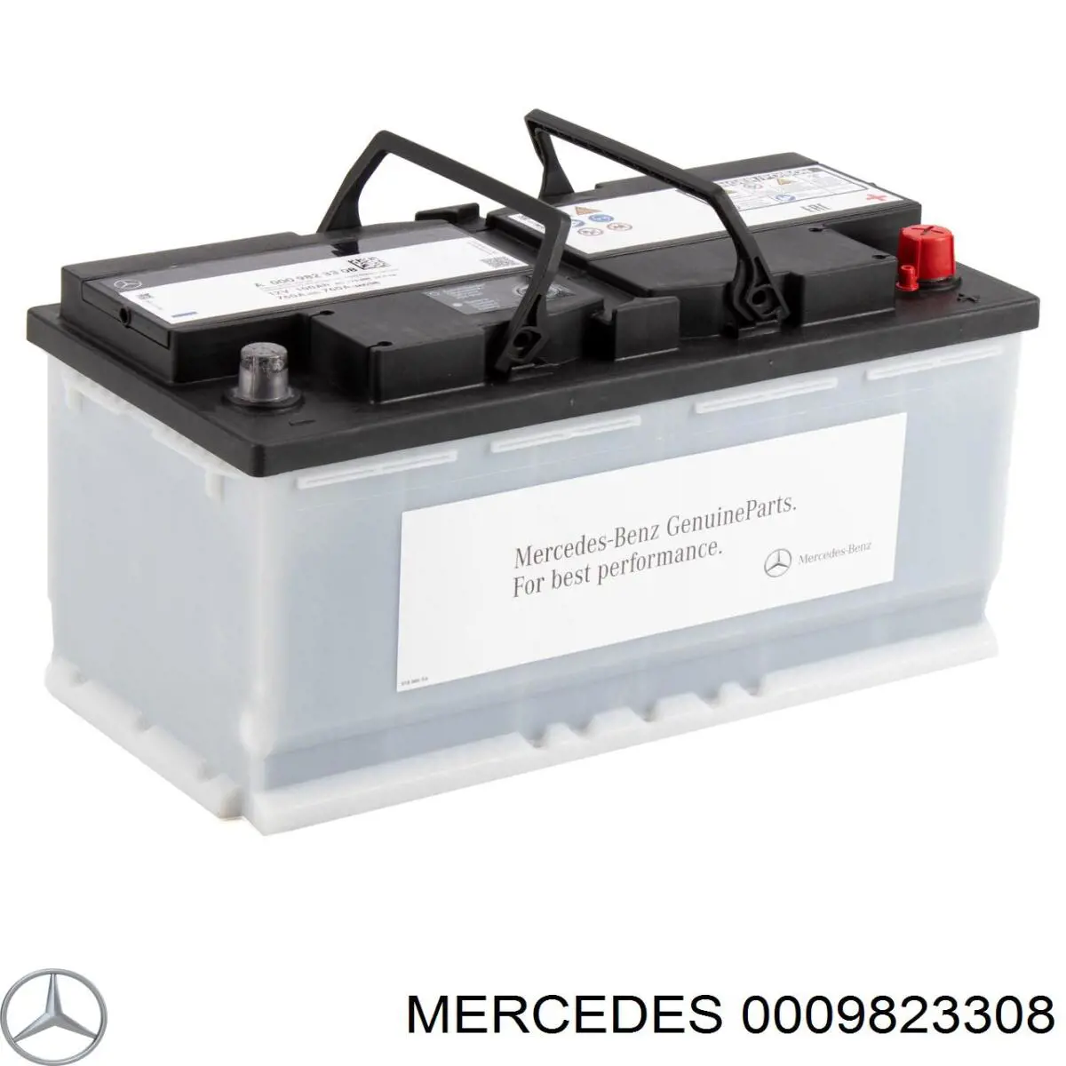 0009823308 Mercedes Bateria (akumulator)