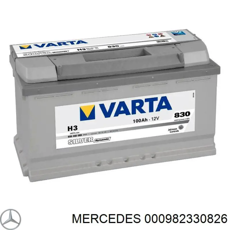 000982330826 Mercedes Bateria (akumulator)