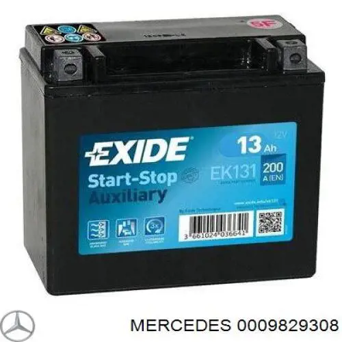 Bateria (akumulator) Mercedes 0009829308 cena, od 28,08 USD