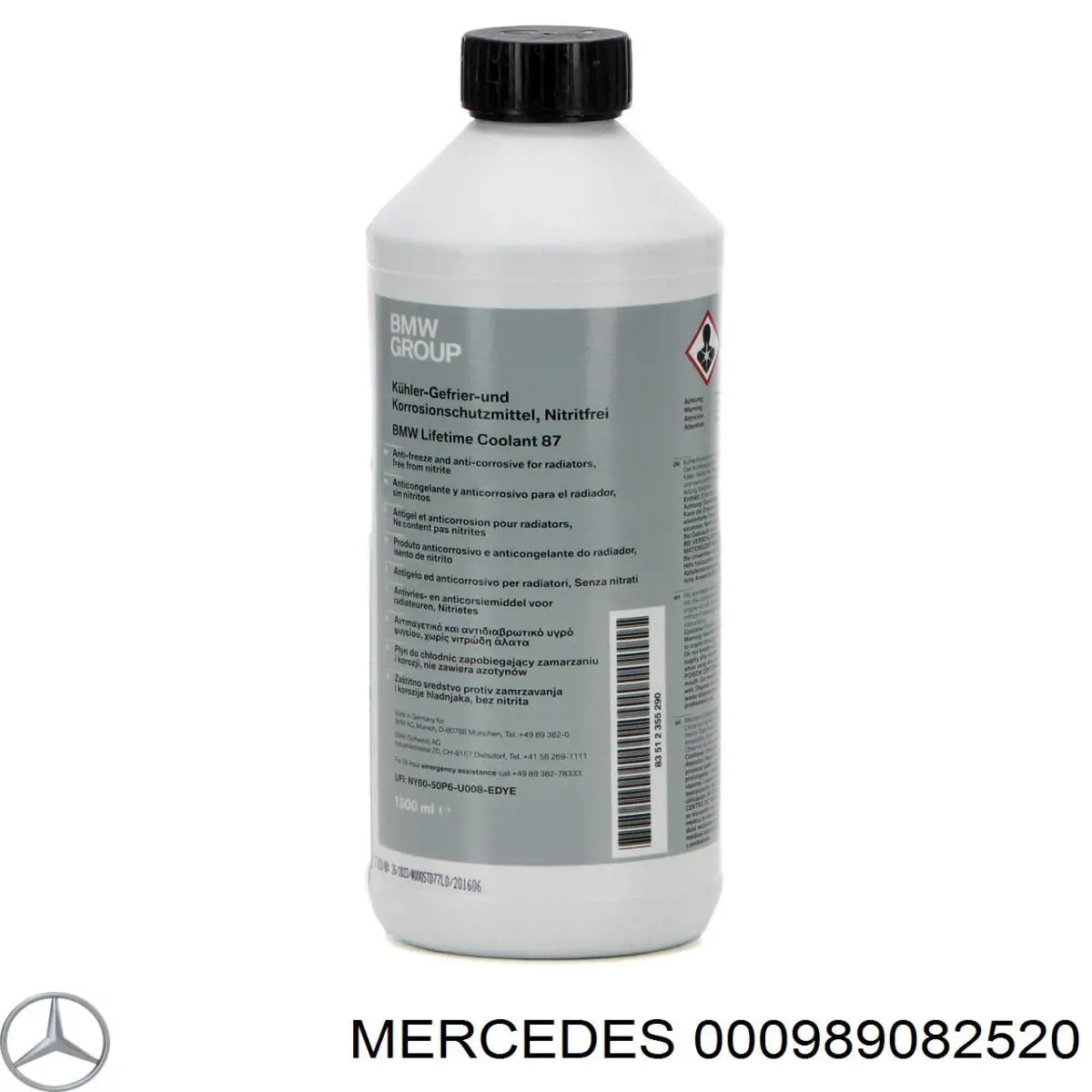 Do koszyka 000989082520 Mercedes Ciecz chłodząca