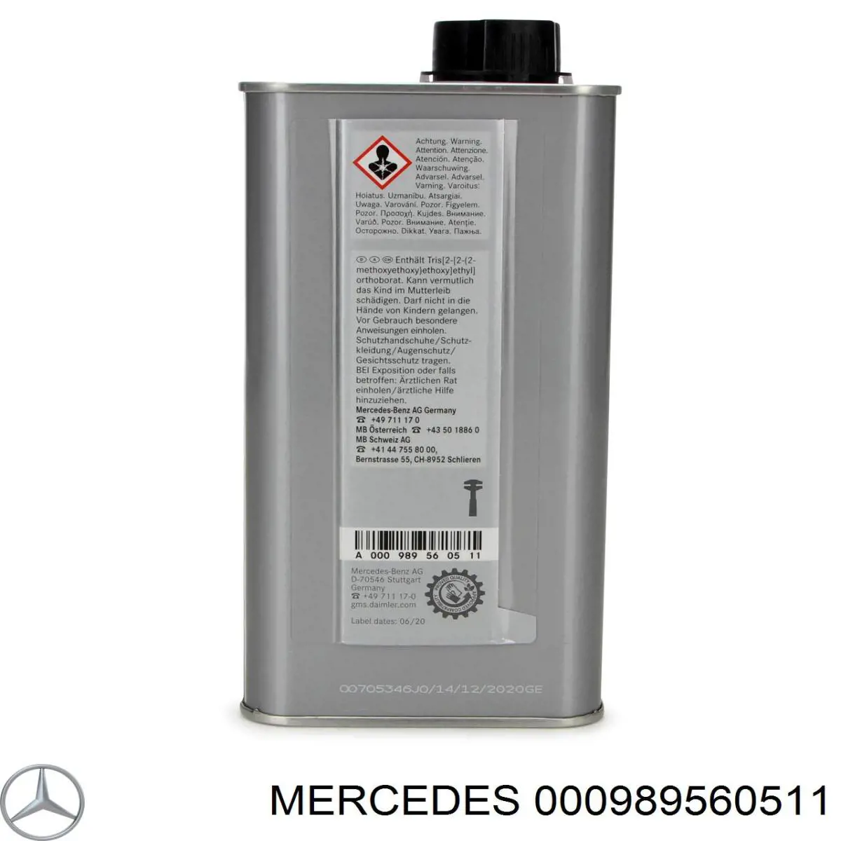Płyn hamulcowy Mercedes 000989560511