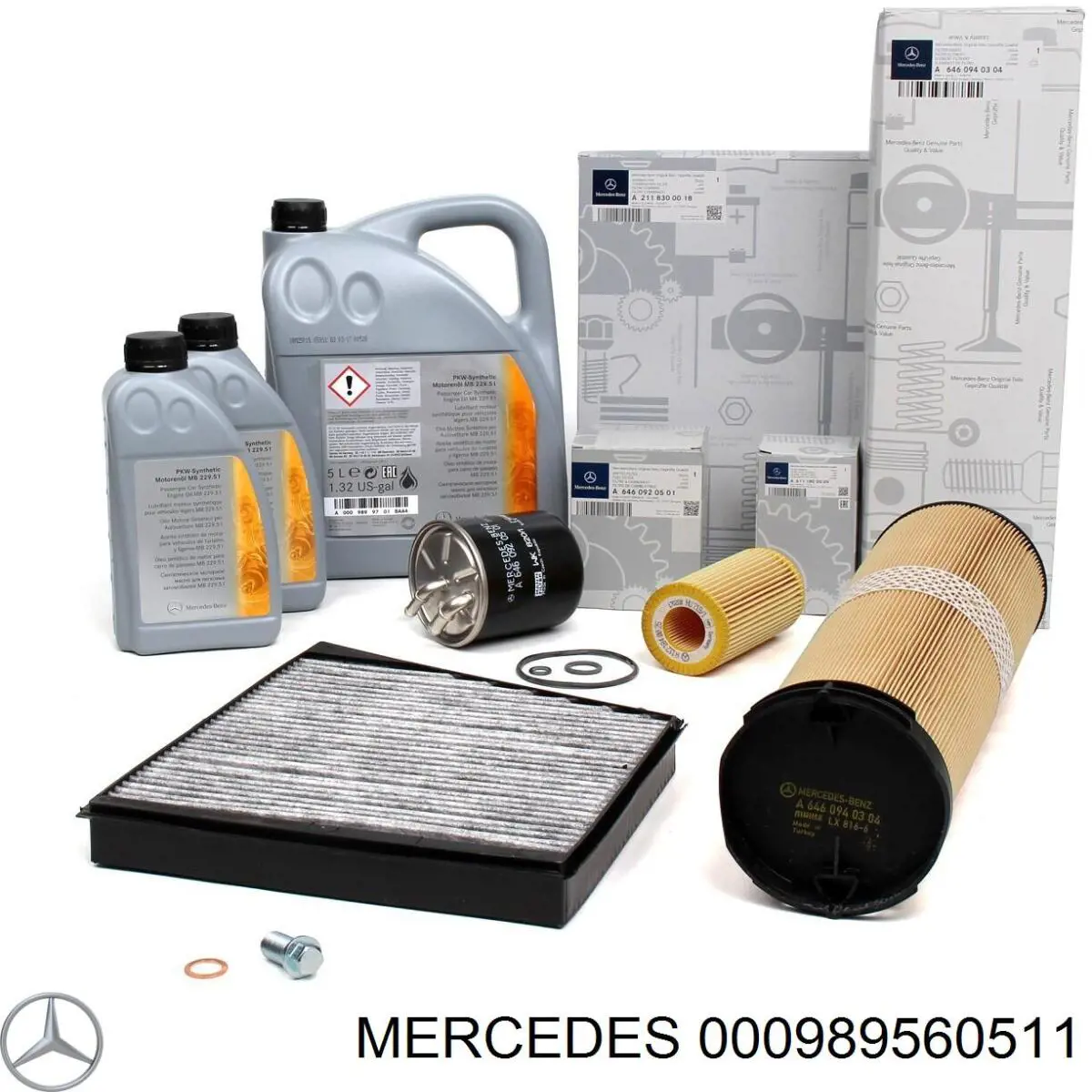 Do koszyka 000989560511 Mercedes Płyn hamulcowy