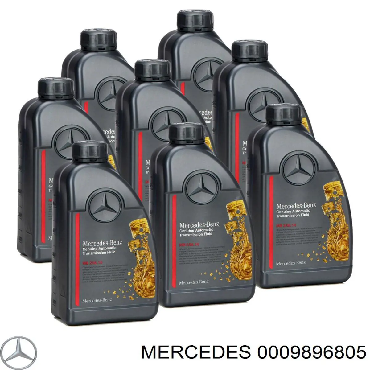 Olej przekładniowy Mercedes 0009896805 cena, od 72,72 USD