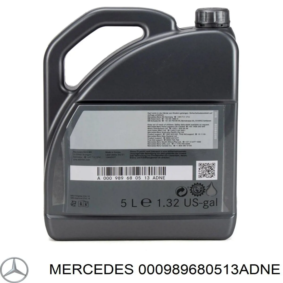 Olej przekładniowy Mercedes 000989680513ADNE cena, od 76,93 USD