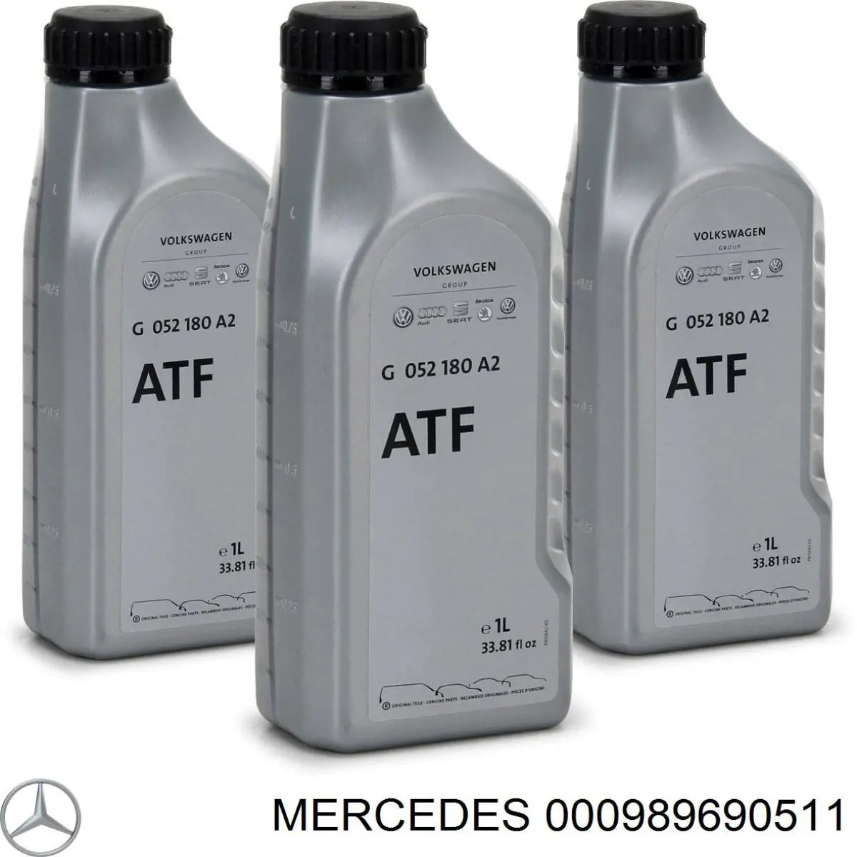Olej przekładniowy 000989690511 Mercedes