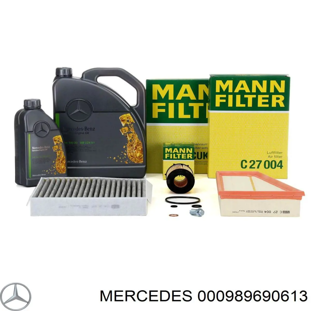 Olej do silnika Mercedes 000989690613