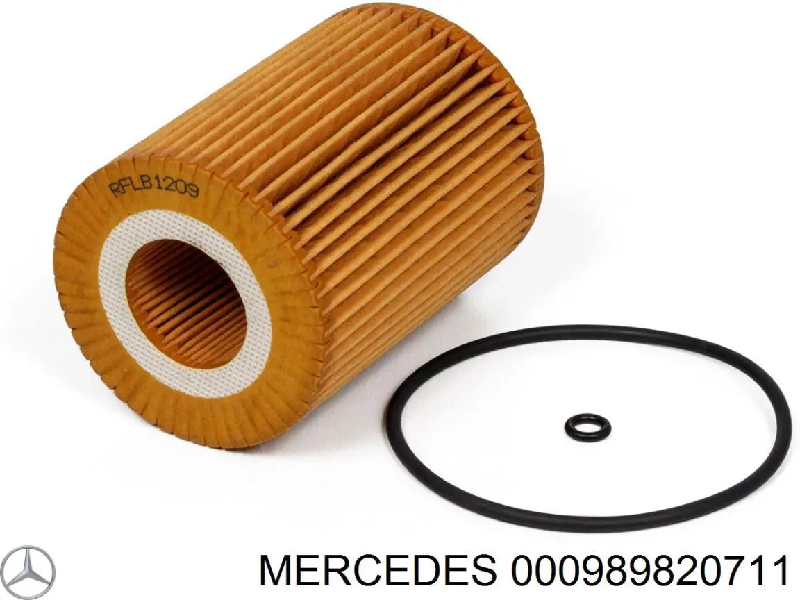 Olej do silnika Mercedes 000989820711
