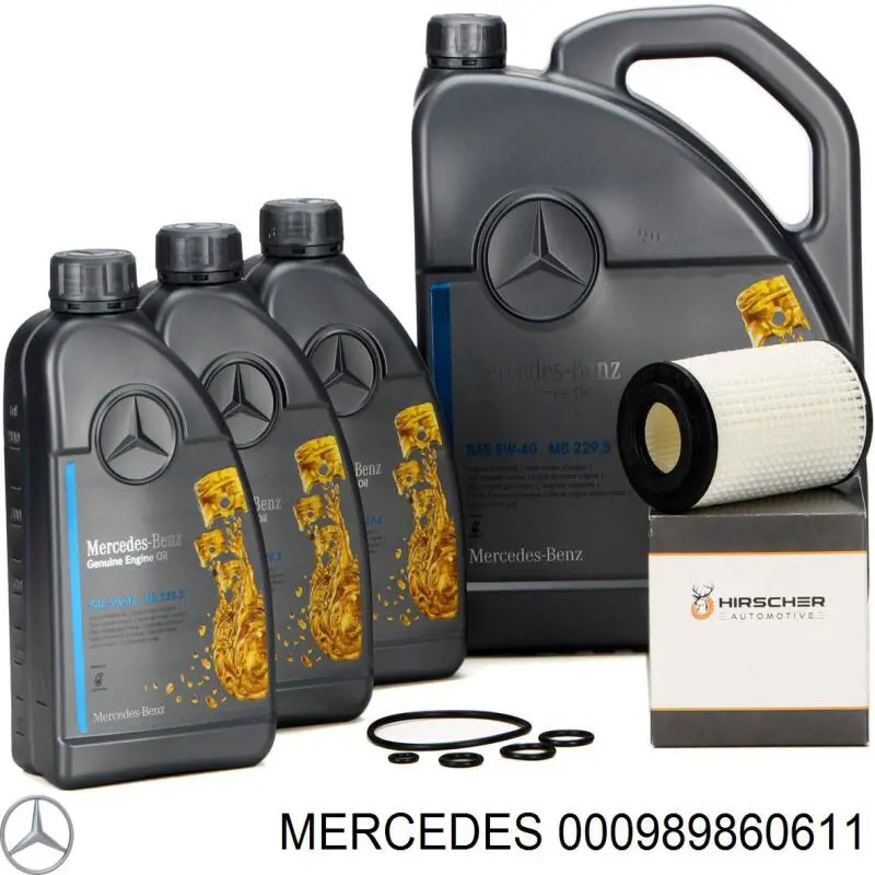 Olej do silnika 000989860611 Mercedes