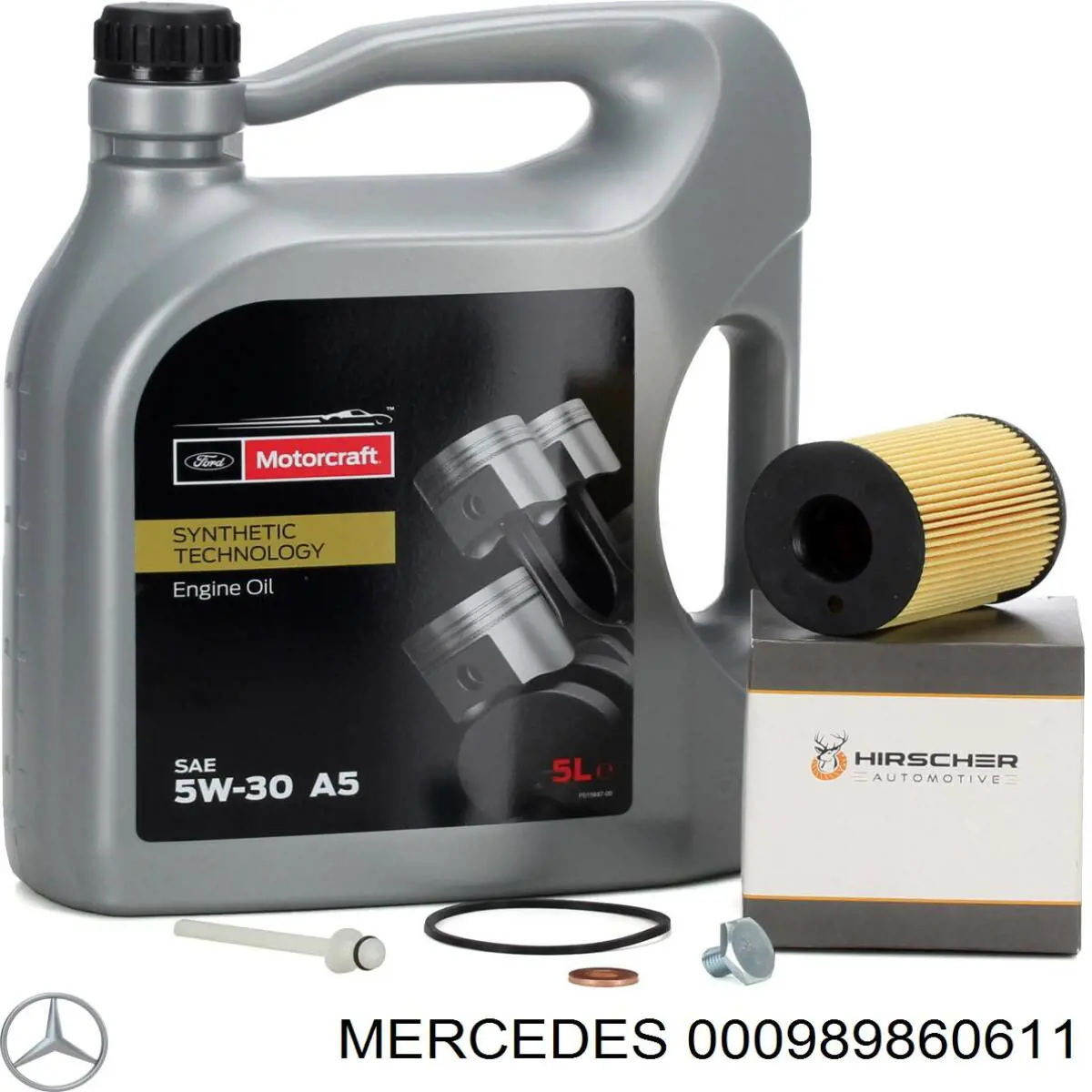 Olej do silnika Mercedes 000989860611