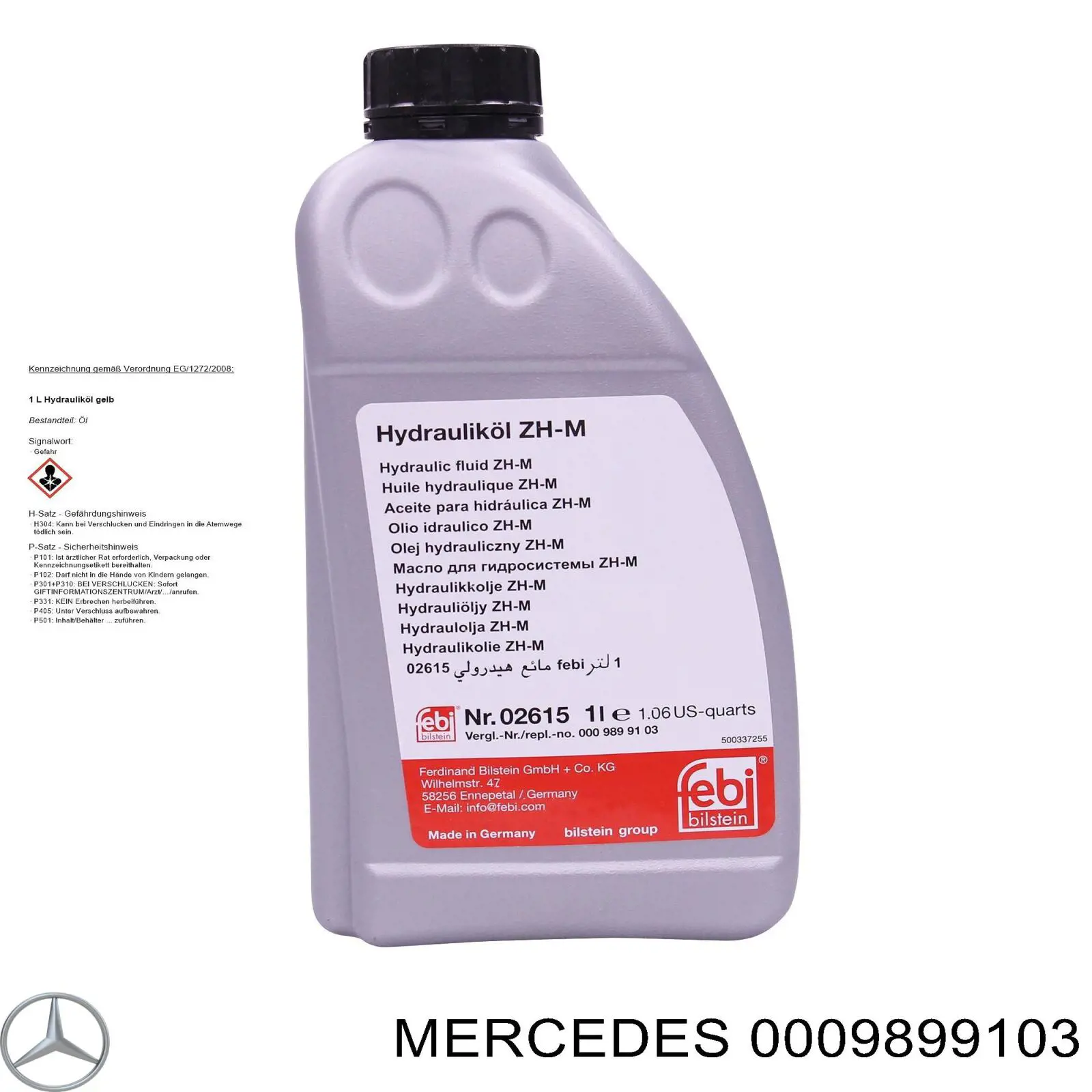 Olej układu zawieszenia aktywnego Mercedes 0009899103 cena, od 18,83 USD