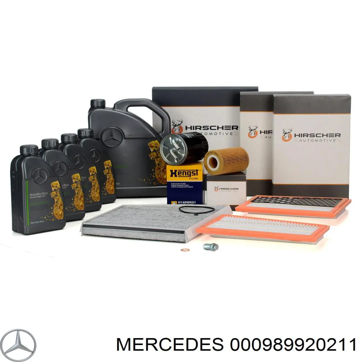 Olej do silnika A000989630811AAEW Mercedes