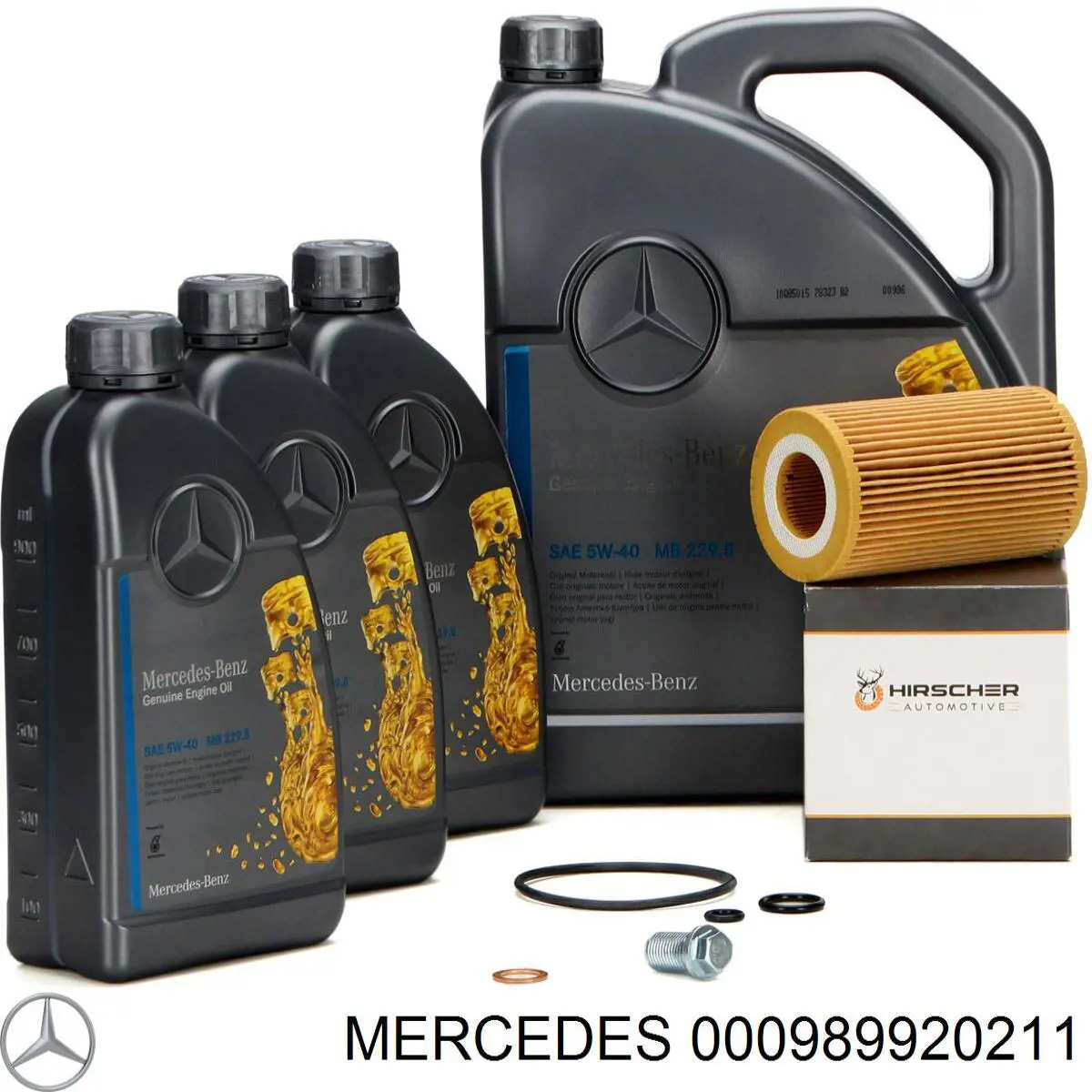 Olej do silnika 000989210711 Mercedes