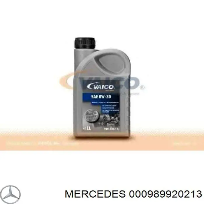Olej do silnika 000989920213 Mercedes