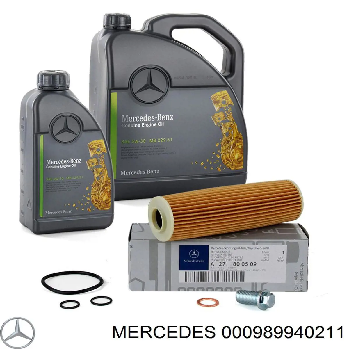 Olej do silnika Mercedes 000989940211
