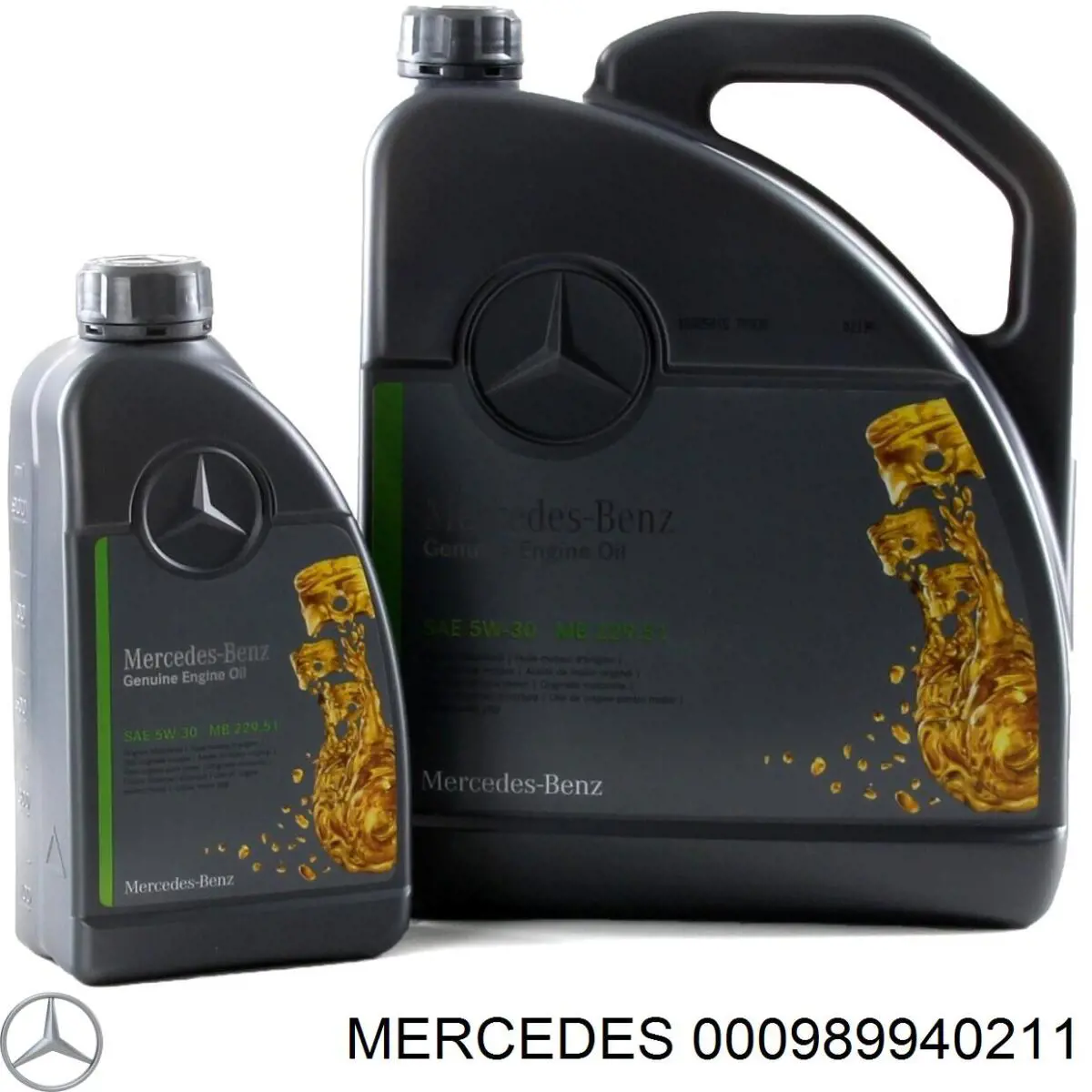 Olej do silnika Mercedes 000989940211 cena, od 23,32 USD