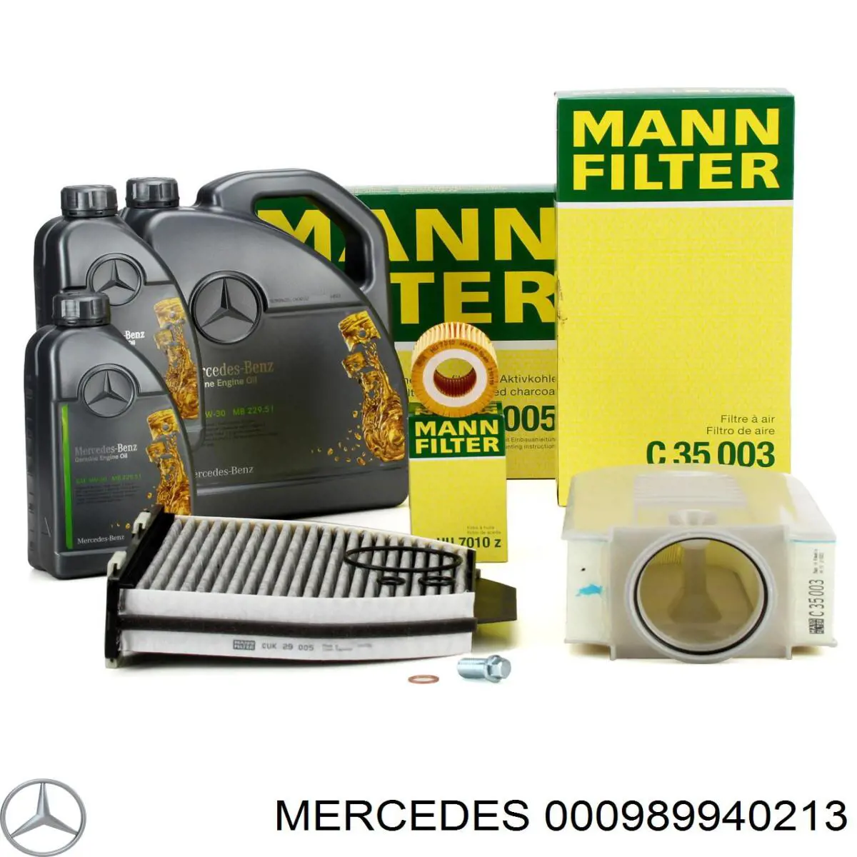 Olej do silnika 000989940213 Mercedes