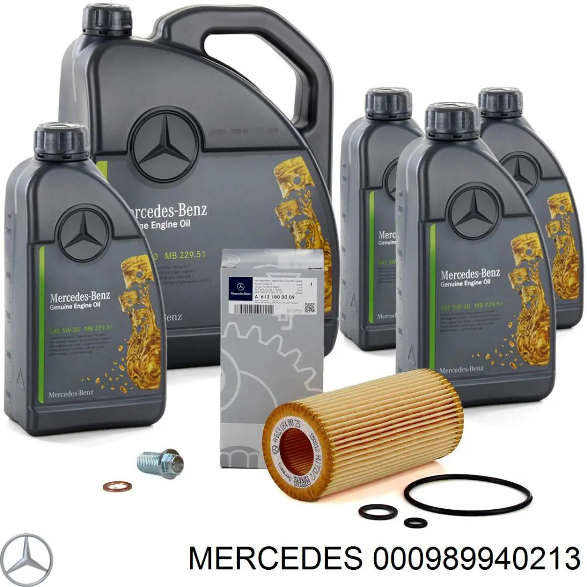 Olej do silnika Mercedes 000989940213