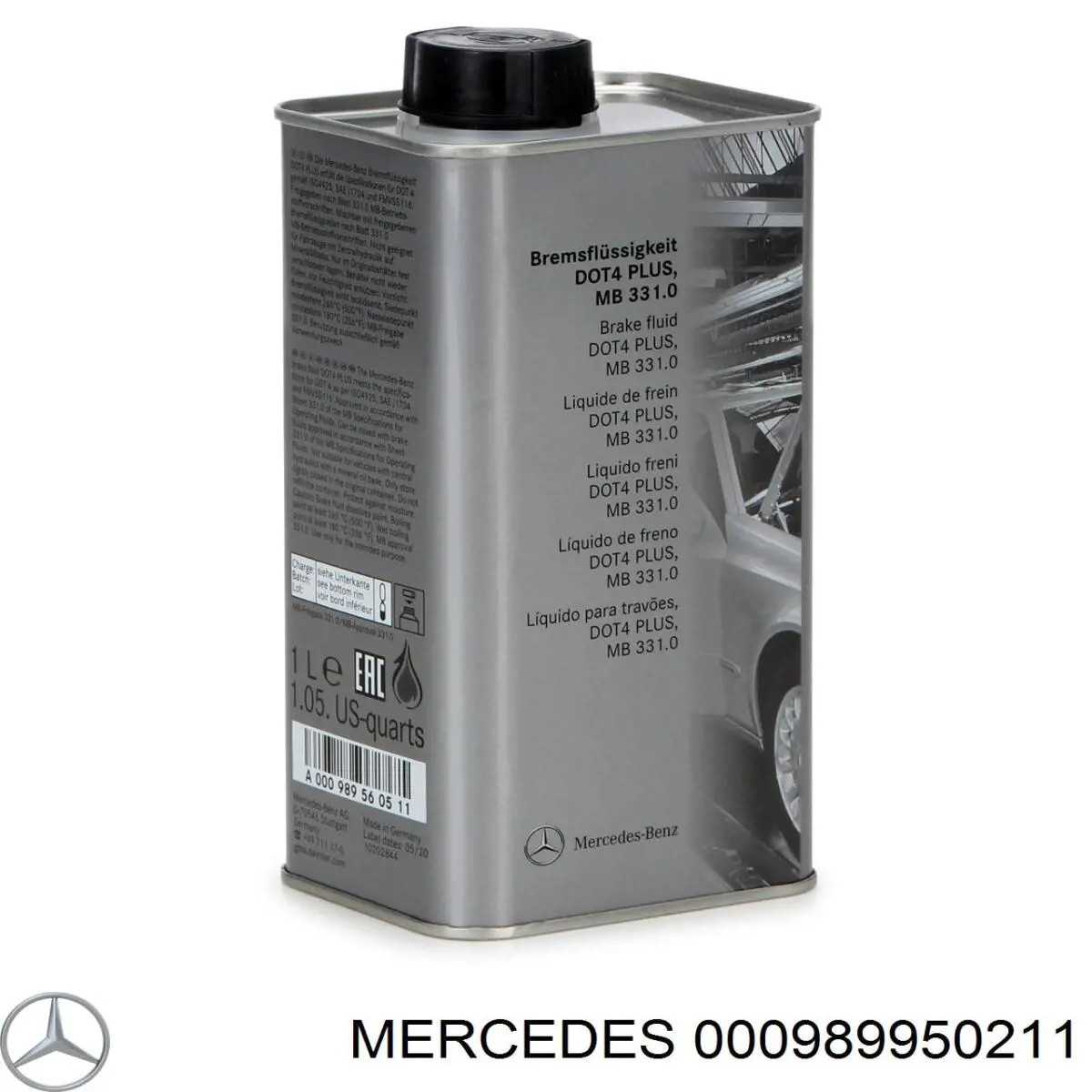 A000989330911 Mercedes Olej do silnika