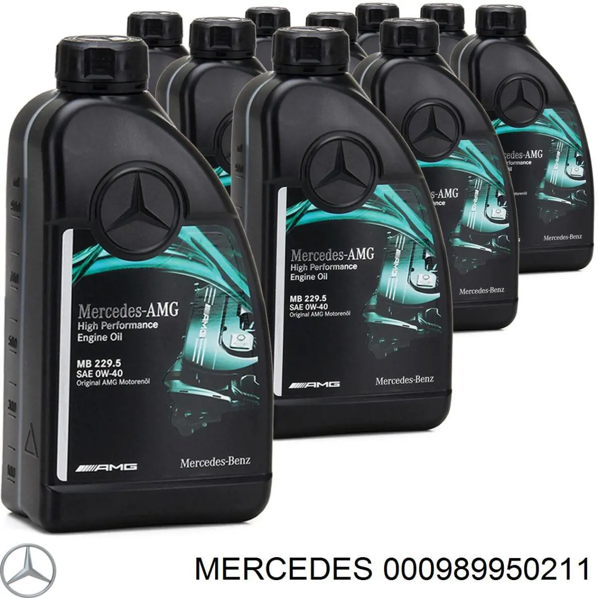Olej do silnika 000989820711FBDD Mercedes