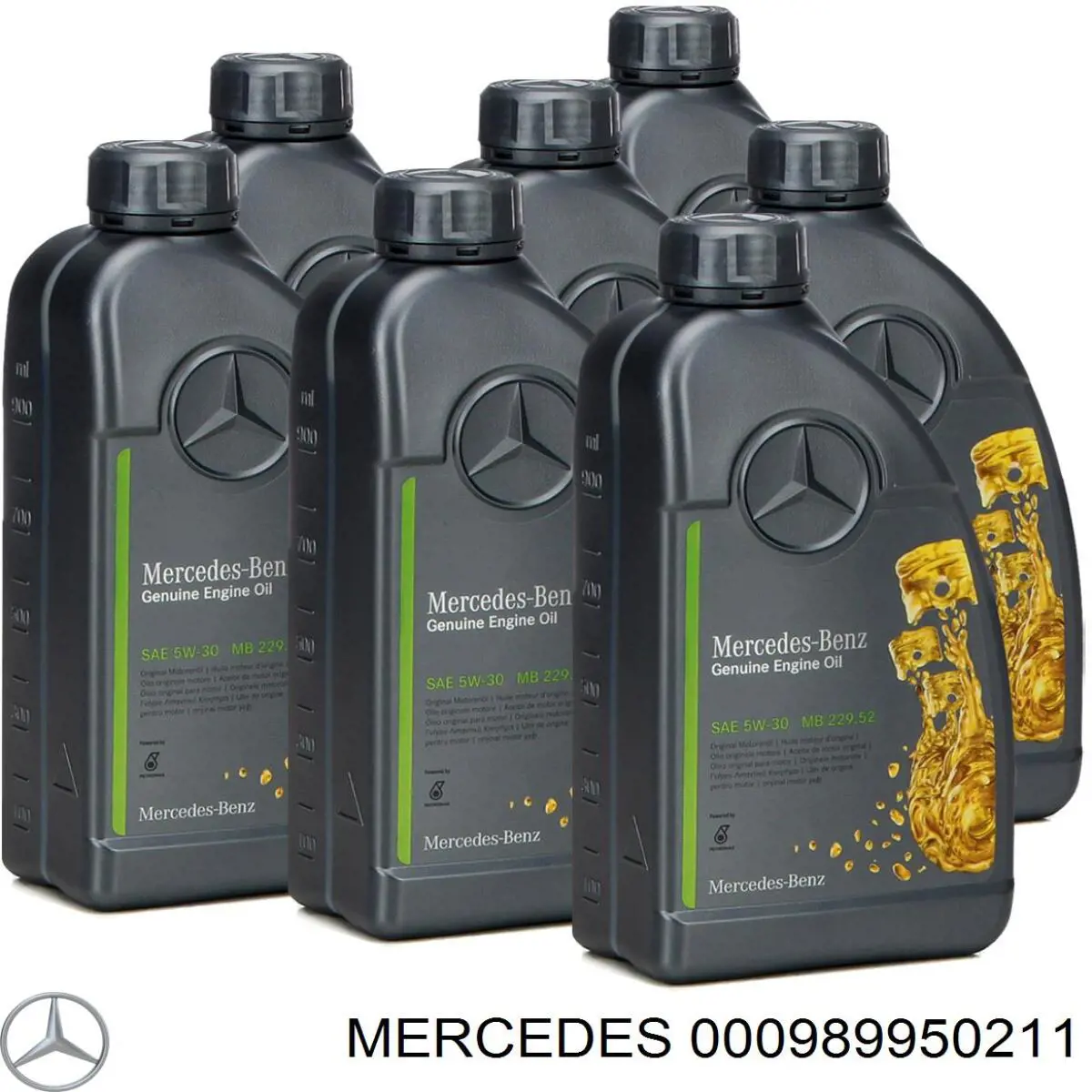 Olej do silnika Mercedes A000989330911