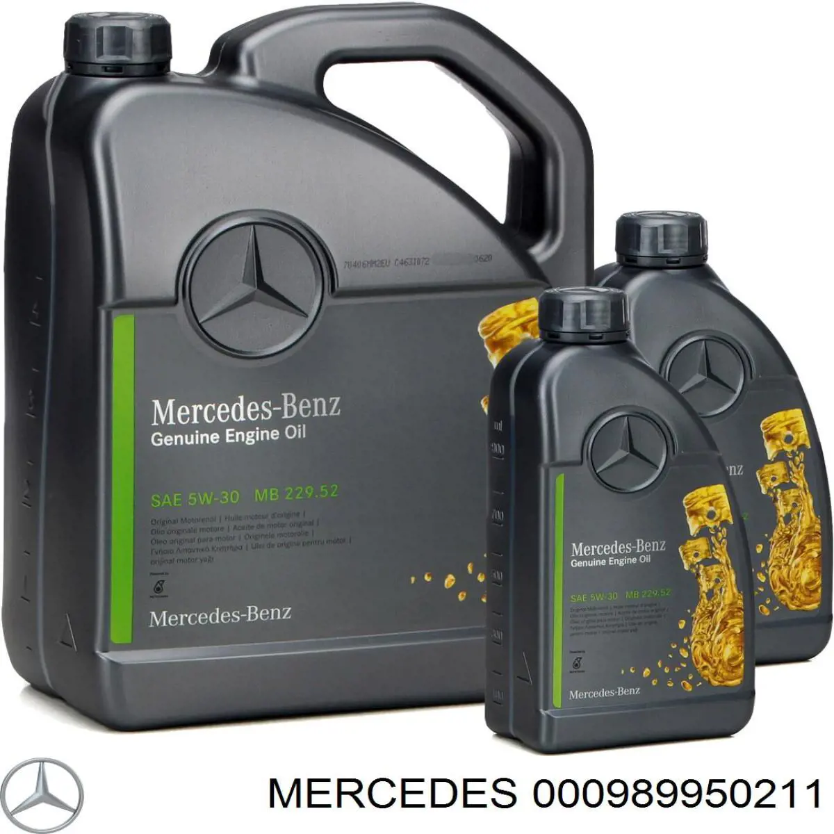 Do koszyka A000989820711FBDD Mercedes Olej do silnika