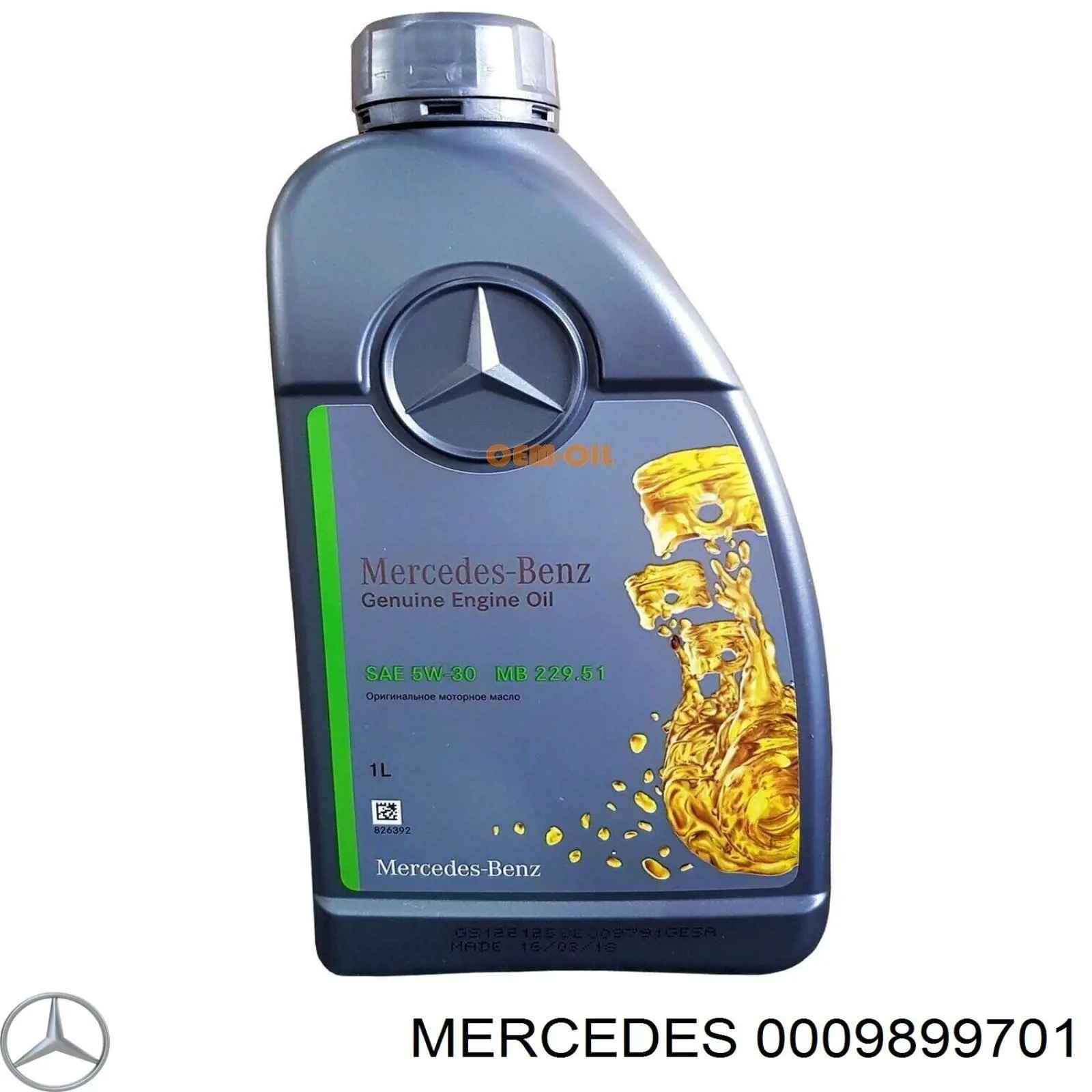 0009899701 Mercedes Olej do silnika