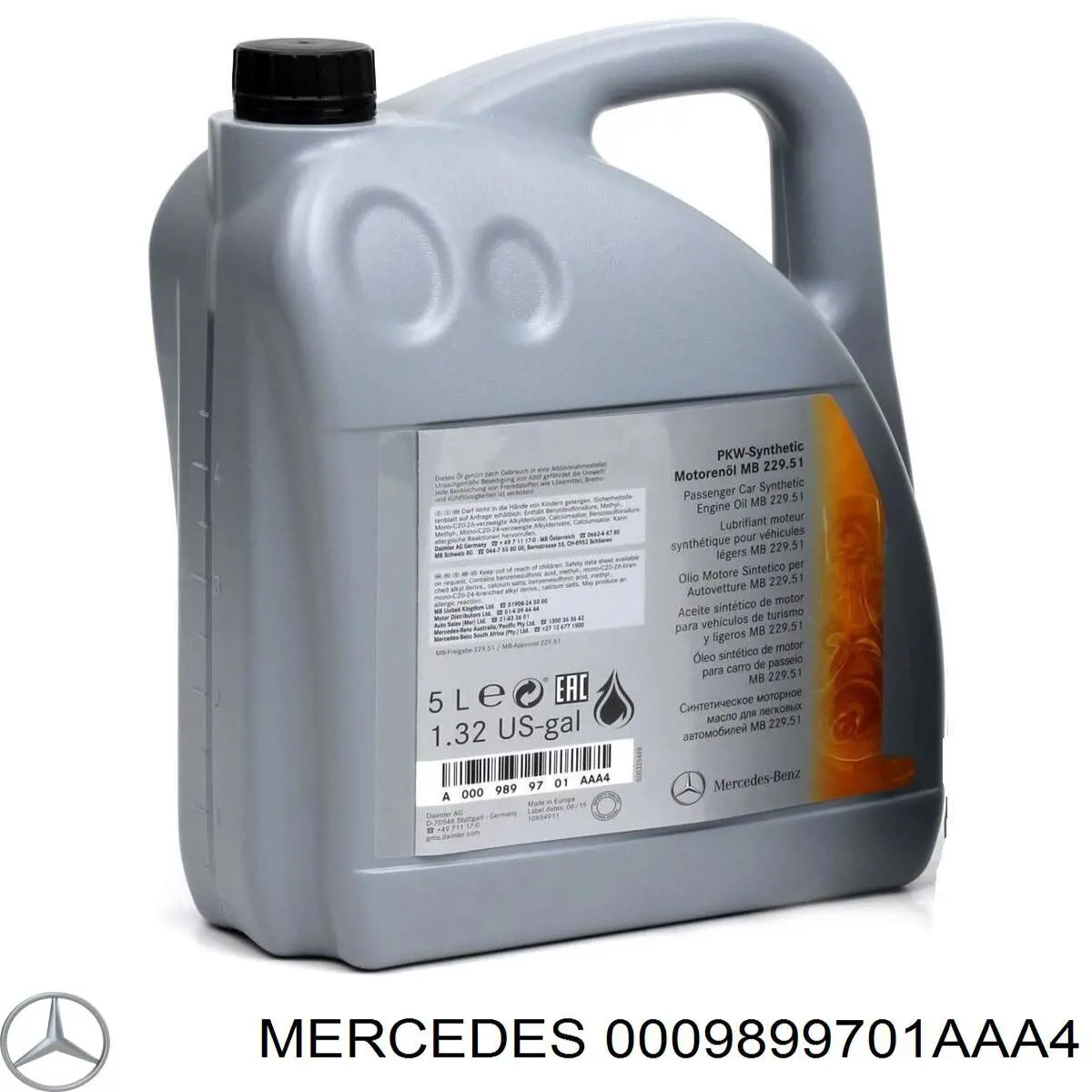 0009899701AAA4 Mercedes Olej do silnika
