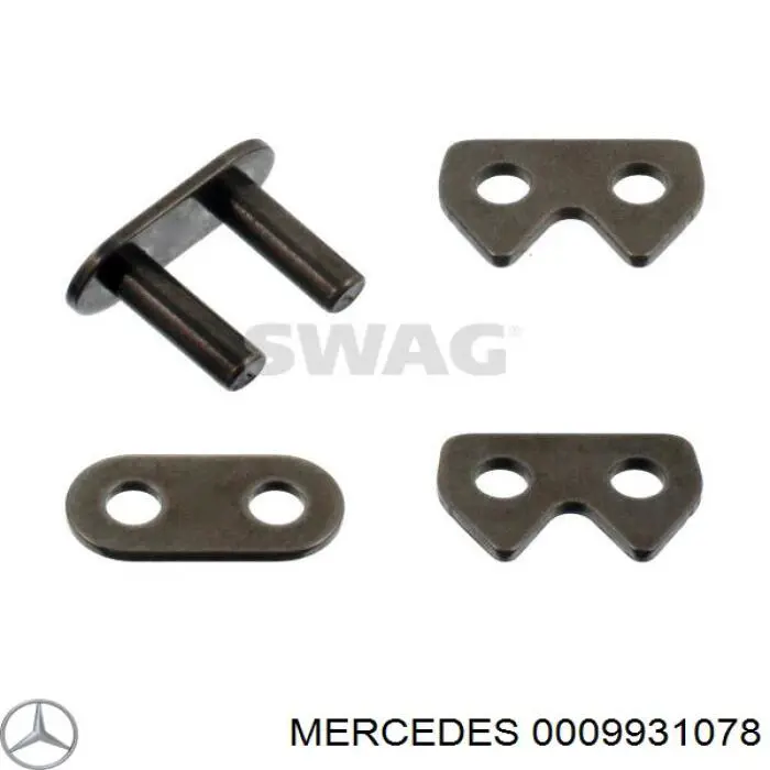 Łańcuch rozrządu Mercedes 0009931078 cena, od 189,16 USD