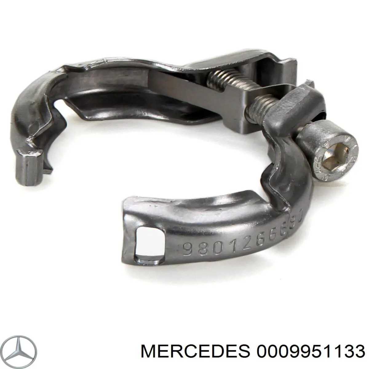 Obejma zaciskowa kolektora wydechowego Mercedes 0009951133 cena, od 11,31 USD
