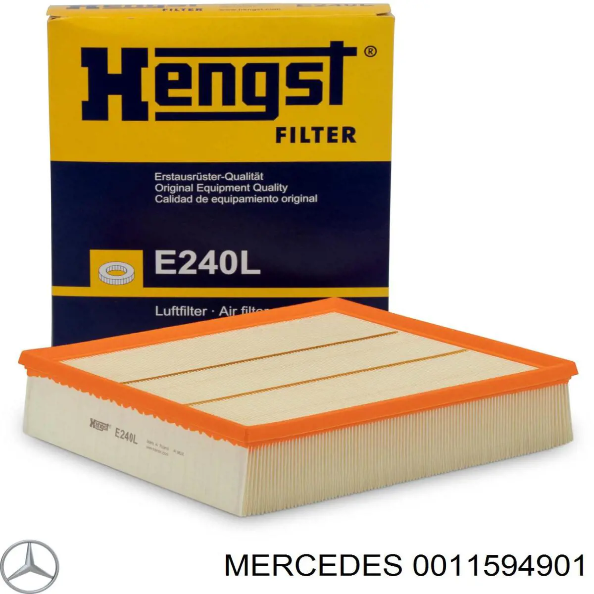 0011594901 Mercedes Świeca żarowa