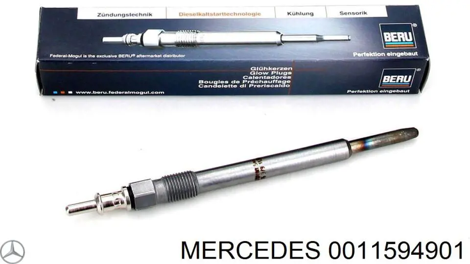 Do koszyka 0011594901 Mercedes Świeca żarowa