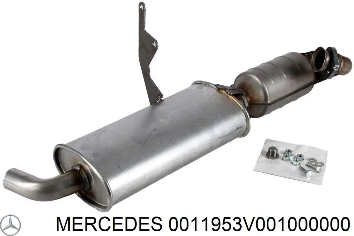 0011953V001000000 Mercedes Konwerter-katalizator