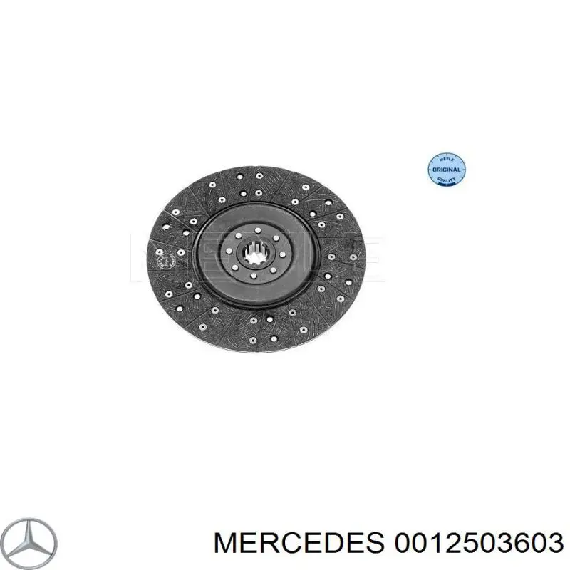 Do koszyka 0012503603 Mercedes Tarcza sprzęgła