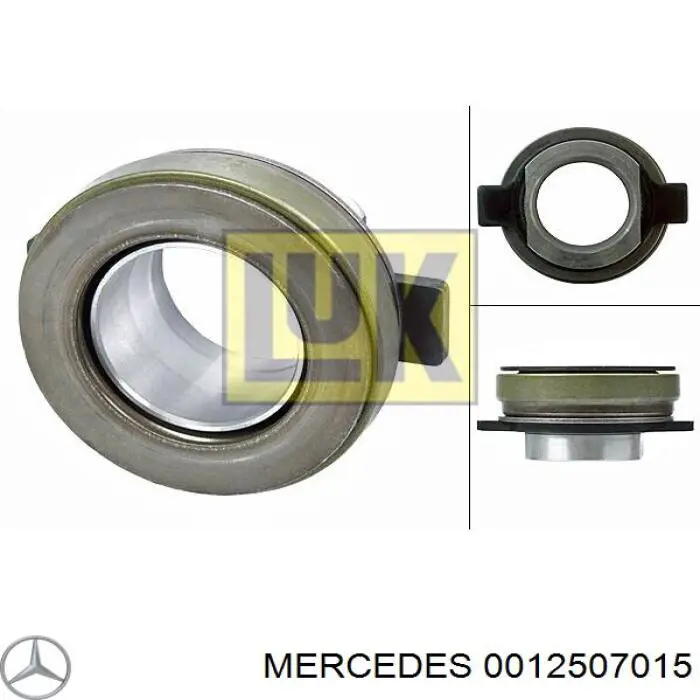 0012507015 Mercedes łożysko wyciskowe sprzęgła
