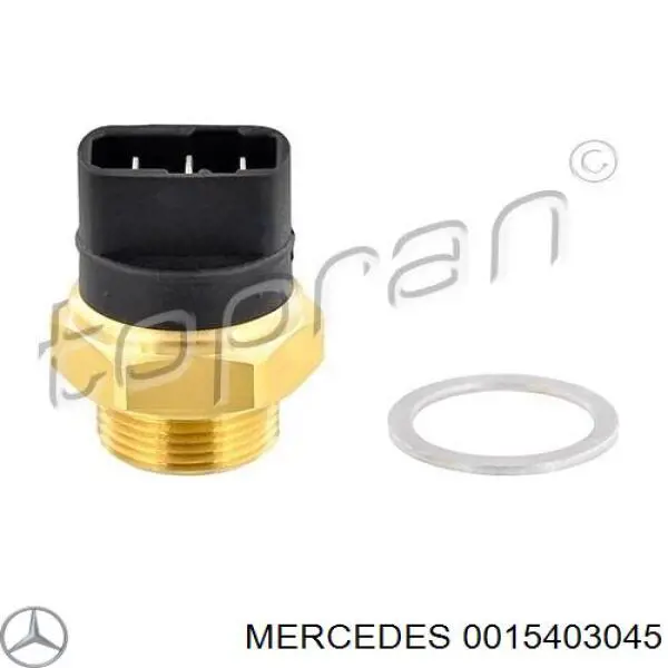 Do koszyka 0015403045 Mercedes Czujnik temperatury płynu chłodzącego (włączenia wentylatora chłodnicy)