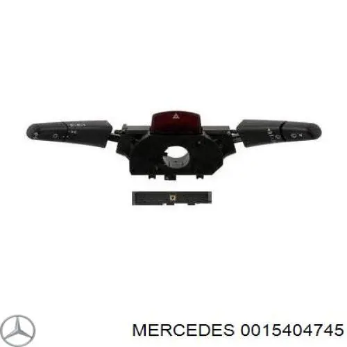 0015404745 Mercedes przełącznik zespolony, w komplecie