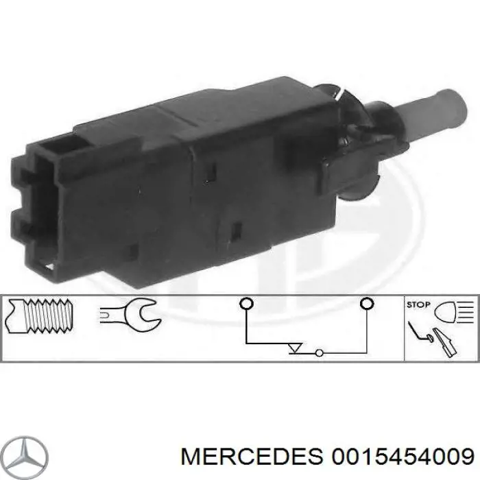 0015454009 Mercedes Czujnik włącznika świała stop
