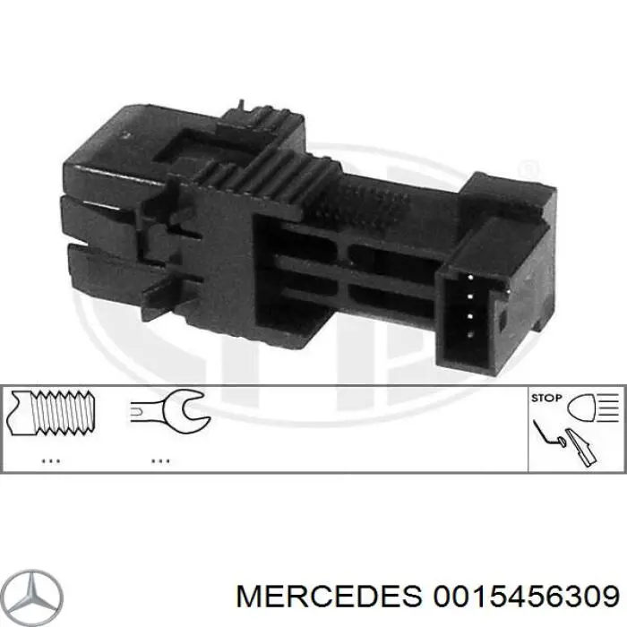 0015456309 Mercedes czujnik włącznika świała stop