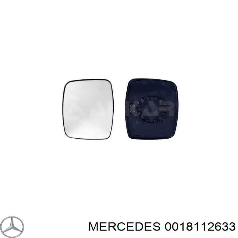 Do koszyka 0018112633 Mercedes Szkło lusterka wstecznego