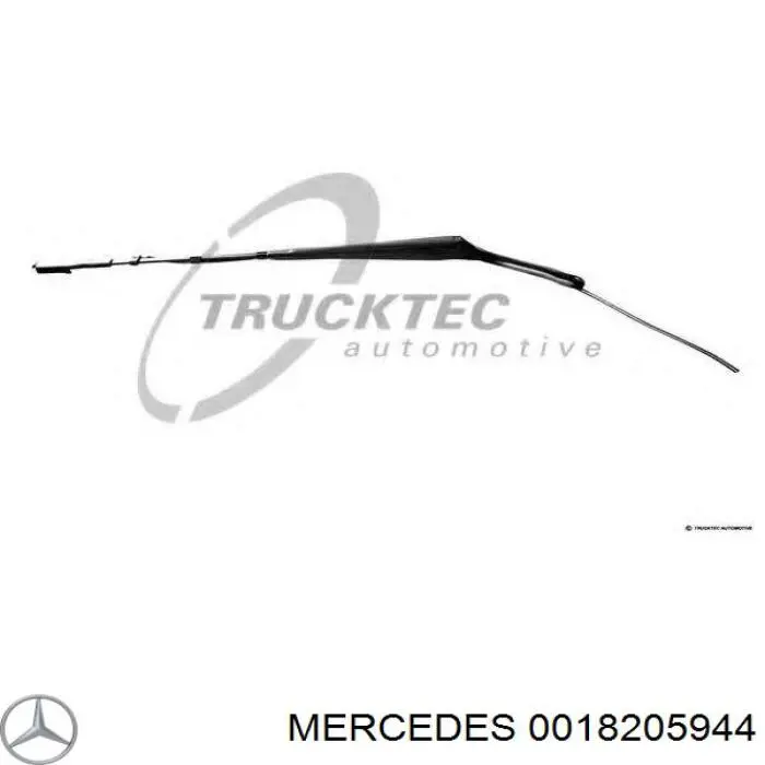 0018205944 Mercedes Ramię wycieraczki szyby przedniej