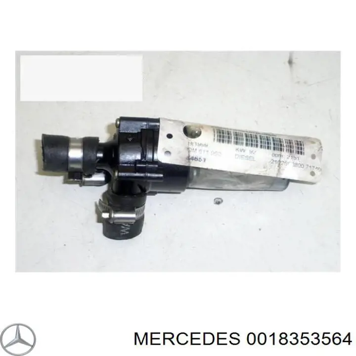 Pompa chłodzenia wodą, dodatkowa elektryczna Mercedes 0018353564 cena, od 55,42 USD