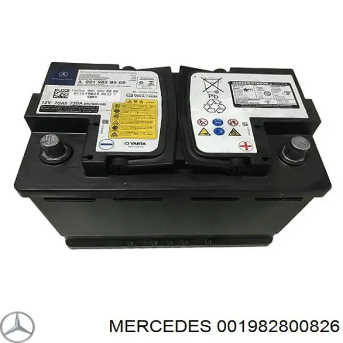001982800826 Mercedes Bateria (akumulator)