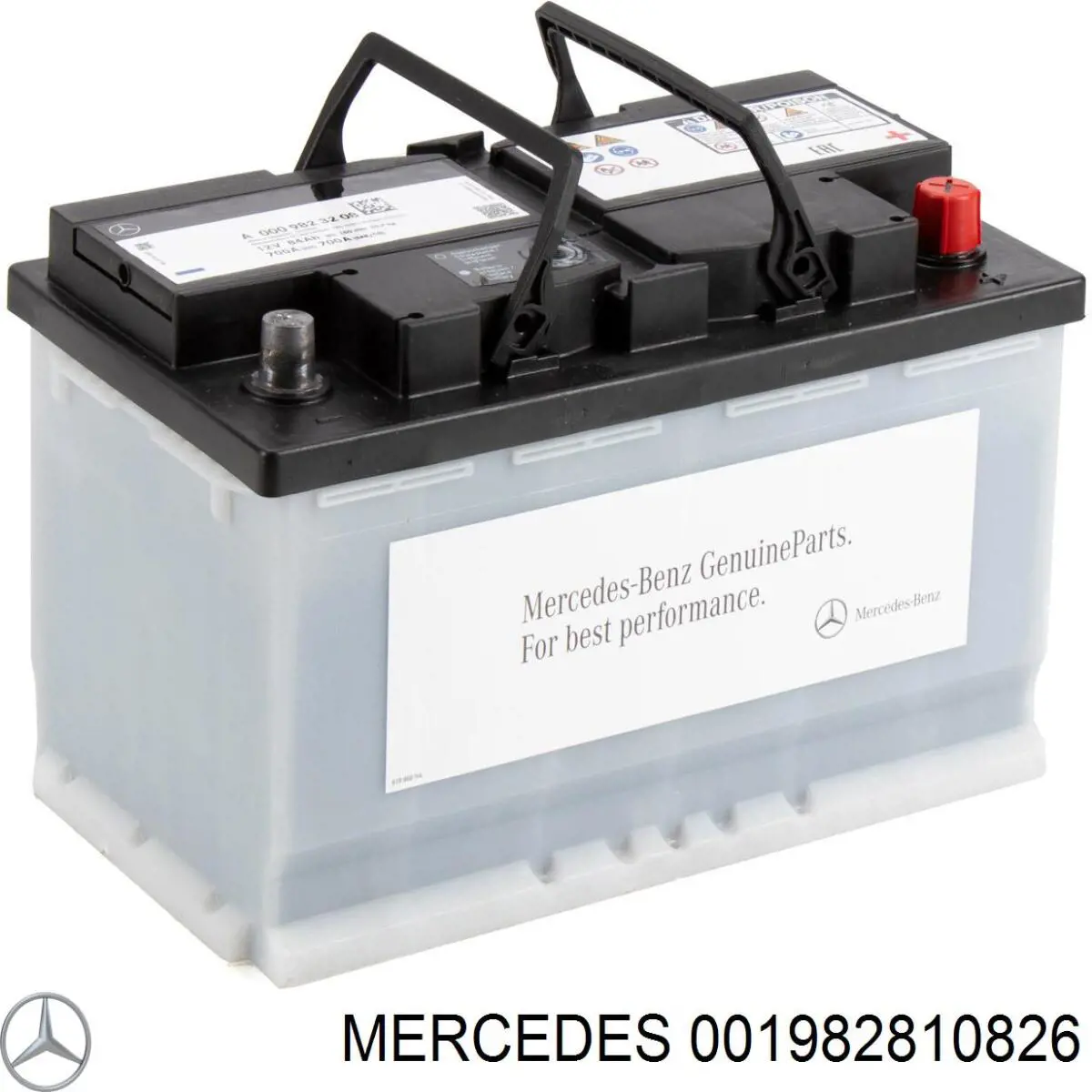 Bateria (akumulator) 001982810826 Mercedes