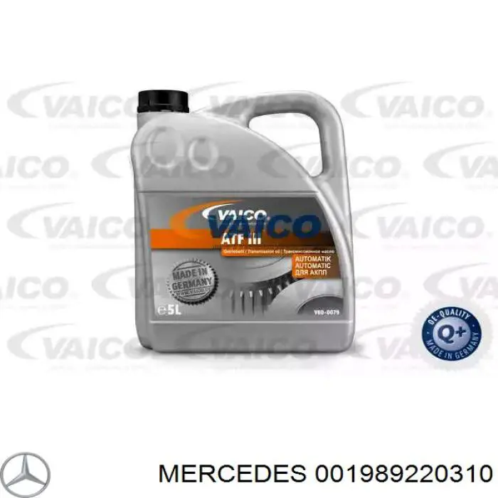 Olej przekładniowy 001989220310 Mercedes