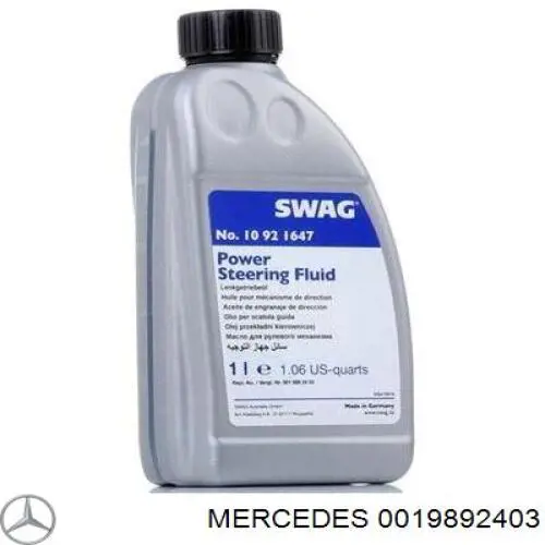 Do koszyka 0019892403 Mercedes Płyn hydraulicznego układu wspomagania