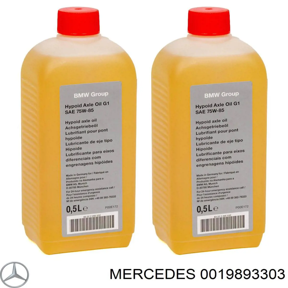 Olej przekładniowy Mercedes 0019893303 cena, od 22,68 USD